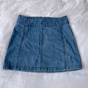 Free People Denim Skirt